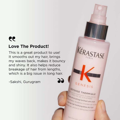 Kerastase Genesis Defense Heat Protection & Blow-Dry Hair Spray, Minimises Breakage
(150ml)