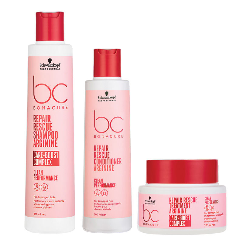 Schwarzkopf Professional Bonacure Repair Rescue Shampoo + Conditioner + Treatment combo