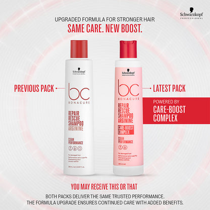 Schwarzkopf Professional Bonacure Repair Rescue Shampoo + Conditioner + Treatment combo