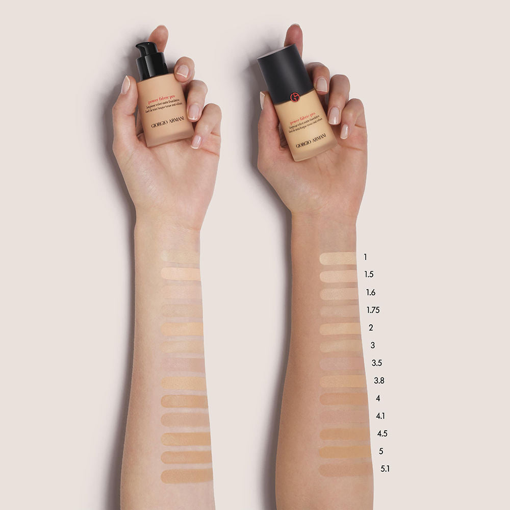 Armani Beauty Power Fabric+ Full Coverage Liquid Foundation 3.5 - Light With Neutral Undertone
(30ml)
