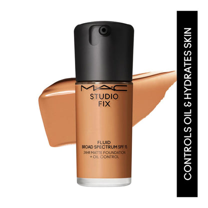 M.A.C Studio Fix Fluid SPF 15 Soft Matte Foundation With Hyaluronic Acid - NC41
(30ml)