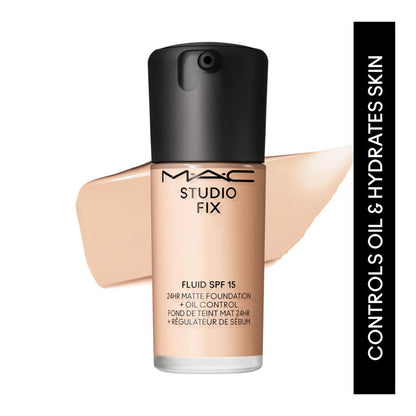 M.A.C Studio Fix Fluid SPF 15 Soft Matte Foundation With Hyaluronic Acid - NC41
(30ml)