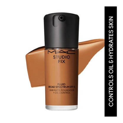 M.A.C Studio Fix Fluid SPF 15 Soft Matte Foundation With Hyaluronic Acid - NC41
(30ml)