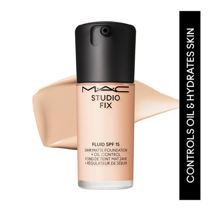 M.A.C Studio Fix Fluid SPF 15 Soft Matte Foundation With Hyaluronic Acid - NC41
(30ml)