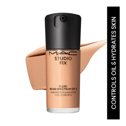 M.A.C Studio Fix Fluid SPF 15 Soft Matte Foundation With Hyaluronic Acid - NC41
(30ml)
