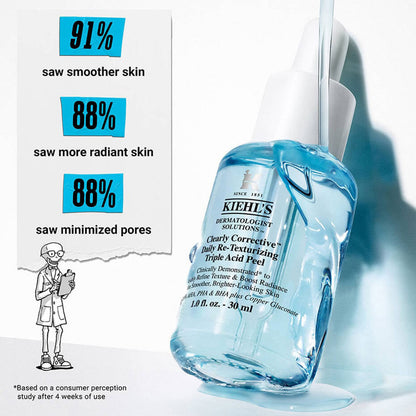 Kiehl's Clearly Corrective Daily Re-Texturizing Triple Acid Pre-Serum
(30ml)