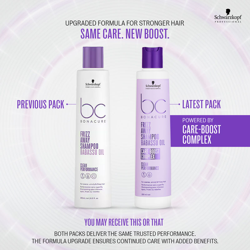 Schwarzkopf Professional Bonacure Frizz Away Shampoo + Conditioner + Mask Combo