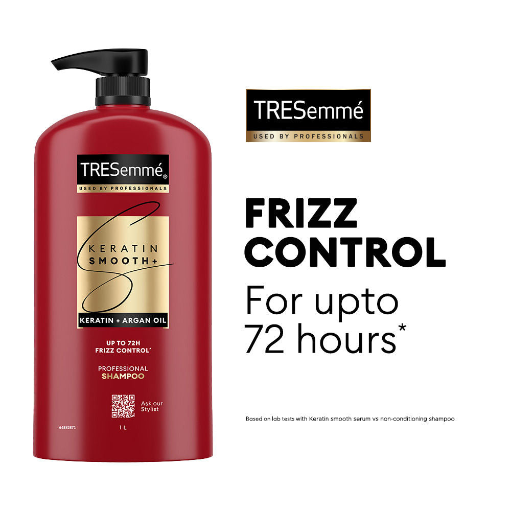 Tresemme Keratin Smooth Shampoo for Straighter Shinier Hair with Argan Oil Nourishes Dry Hair
(1000ml)
