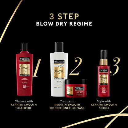 Tresemme Keratin Smooth Shampoo for Straighter Shinier Hair with Argan Oil Nourishes Dry Hair
(1000ml)