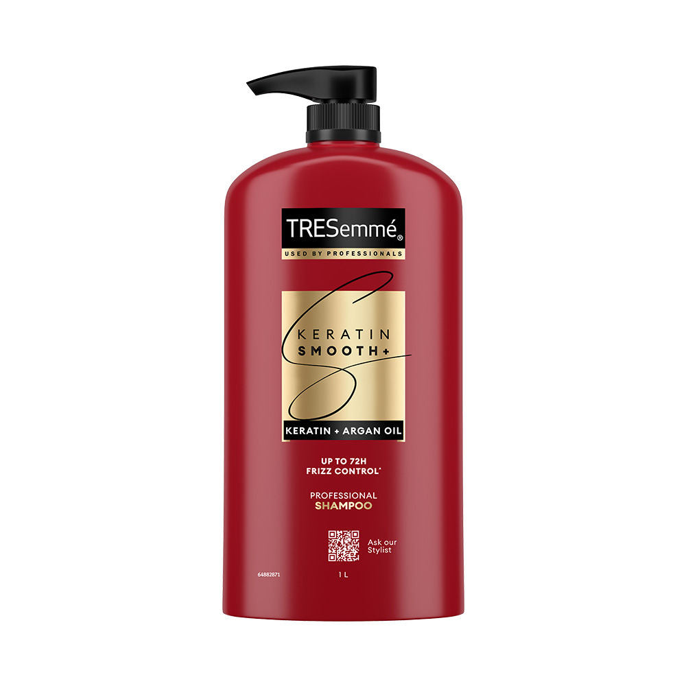 Tresemme Keratin Smooth Shampoo for Straighter Shinier Hair with Argan Oil Nourishes Dry Hair
(1000ml)