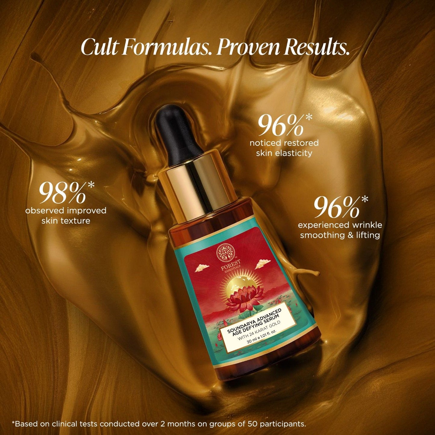 Forest Essentials Soundarya Advanced Age Defying Serum With 24K Gold
(30ml)