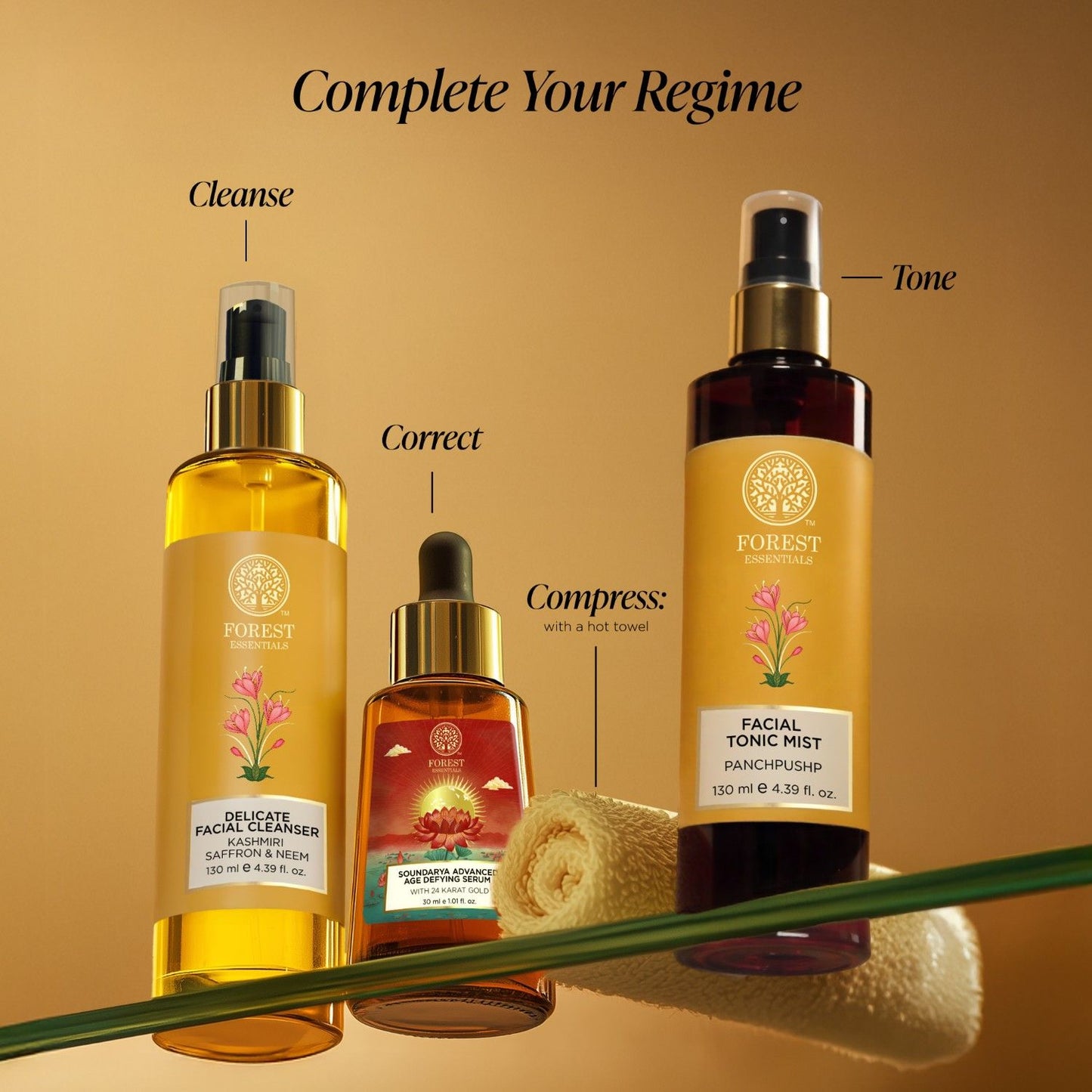 Forest Essentials Soundarya Advanced Age Defying Serum With 24K Gold
(30ml)
