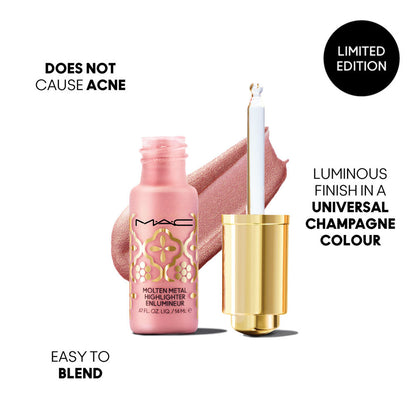 M.A.C Molten Metal Highlighter - Bling-A-Ling! (Embroidered Opulence Collection)
(14ml)