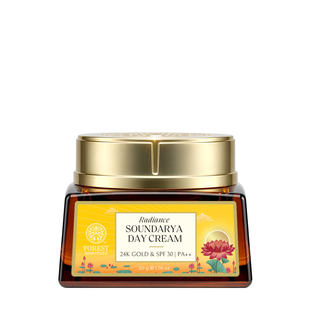 Forest Essentials Soundarya Radiance Day Cream with 24K Gold & SPF 30 PA++
(50g)