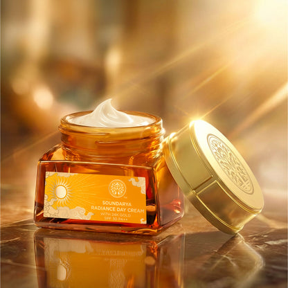 Forest Essentials Soundarya Radiance Day Cream with 24K Gold & SPF 30 PA++
(50g)