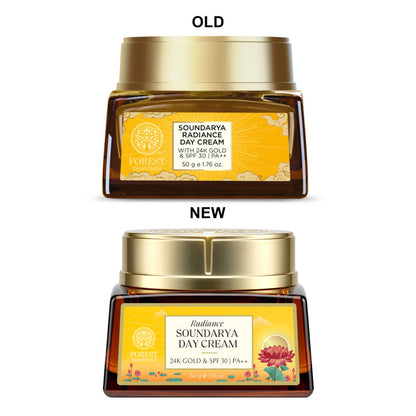 Forest Essentials Soundarya Radiance Day Cream with 24K Gold & SPF 30 PA++
(50g)