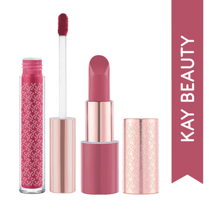 Kay Beauty Liquid Lipstick And Bullet Lipstick Combo
(2 pcs)