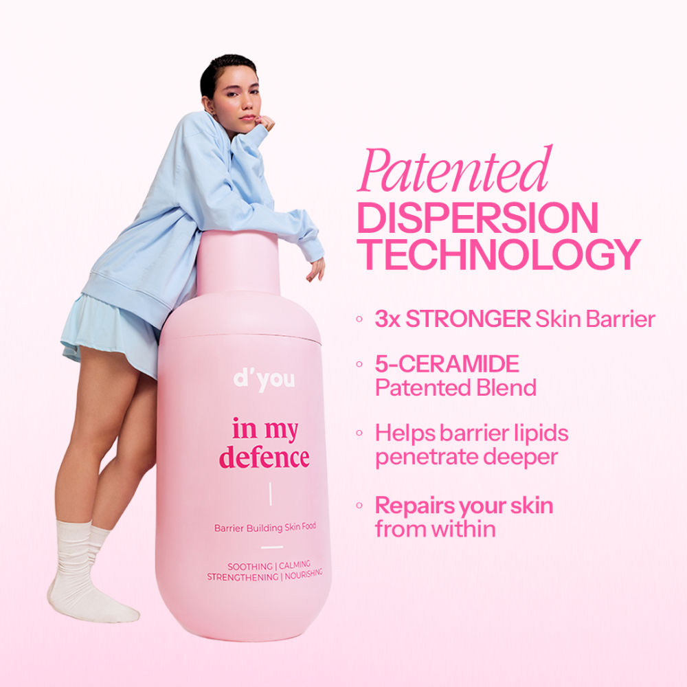 d'you In My Defence Barrier-Building Moisturiser With 20x More Ceramides (Lightweight & Non-Greasy)
(50ml)