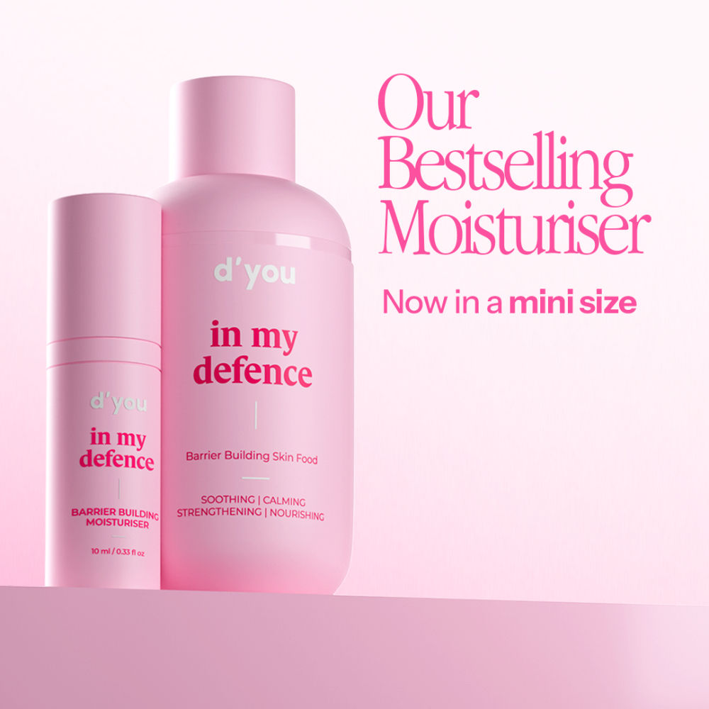 d'you In My Defence Barrier-Building Moisturiser With 20x More Ceramides (Lightweight & Non-Greasy)
(50ml)