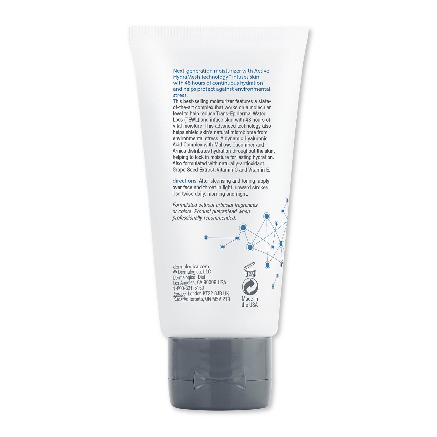 Dermalogica Skin Smoothing Cream Face Moisturiser Mini With Hyaluronic Acid & Vitman E
(15ml)