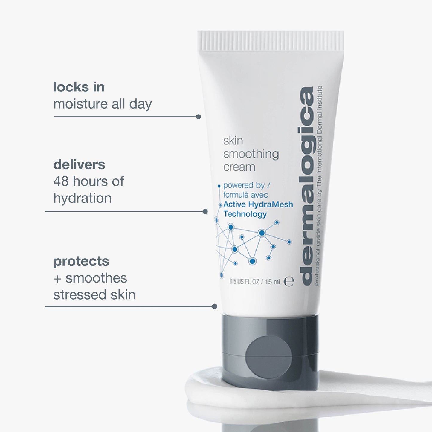 Dermalogica Skin Smoothing Cream Face Moisturiser Mini With Hyaluronic Acid & Vitman E
(15ml)