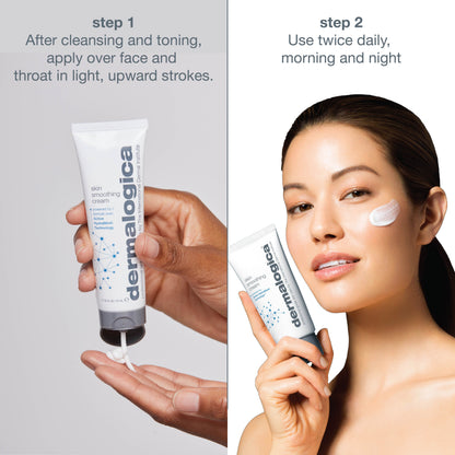 Dermalogica Skin Smoothing Cream Face Moisturiser Mini With Hyaluronic Acid & Vitman E
(15ml)