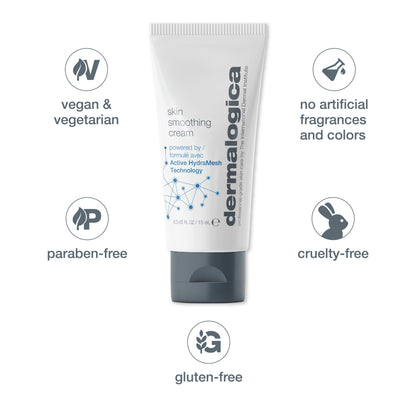 Dermalogica Skin Smoothing Cream Face Moisturiser Mini With Hyaluronic Acid & Vitman E
(15ml)