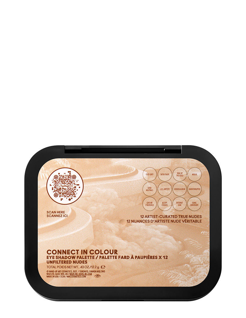 M.A.C Connect In Colour Eye Shadow Palette X12 - Unfiltered Nudes
(12.2 g)