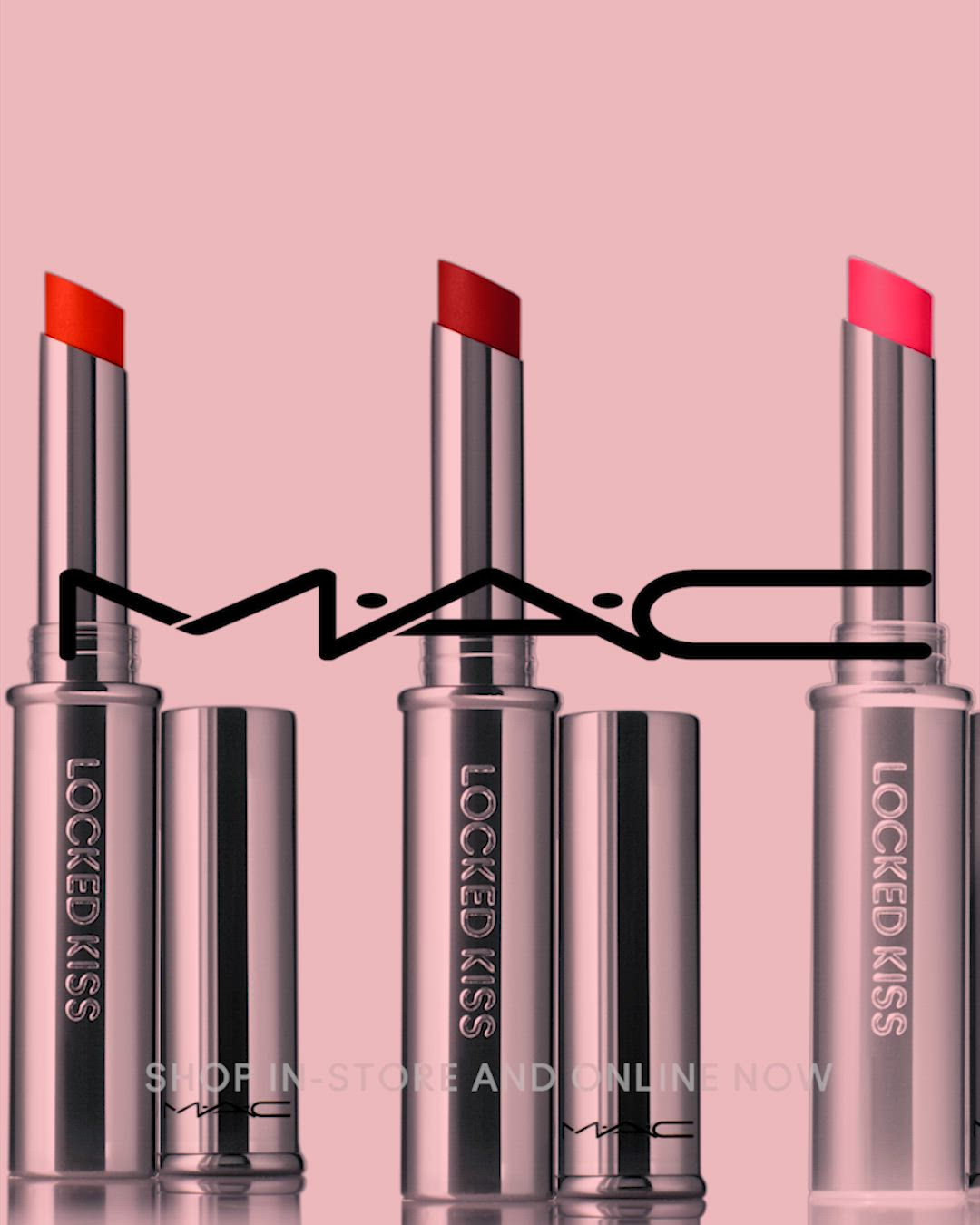 M.A.C Locked Kiss Lipstick
(1 gms)