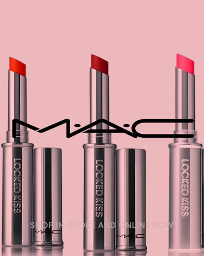 M.A.C Locked Kiss Lipstick
(1 gms)