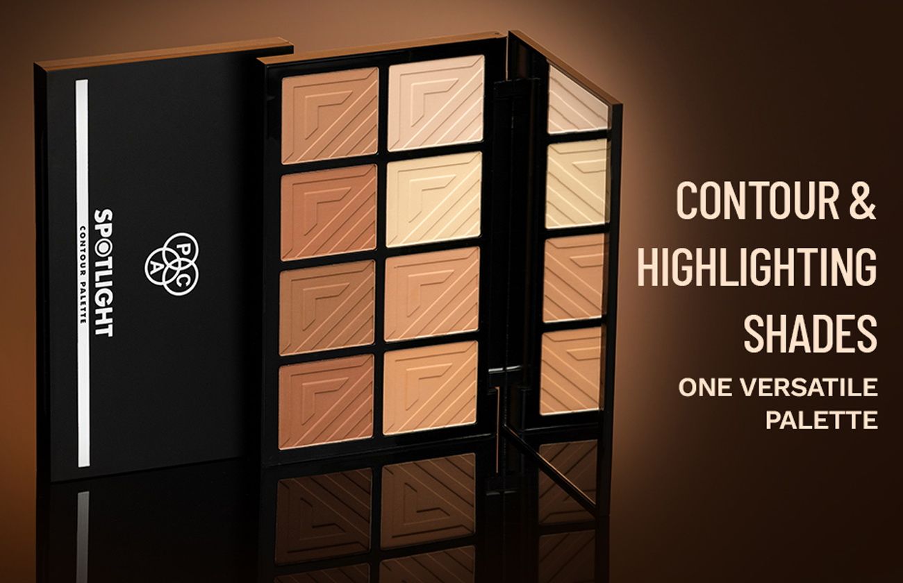 PAC Spotlight Contour Palette X8 - All in One MUA Palette, High Payoff, Shades for every Skin Tone
(5.6gm)
