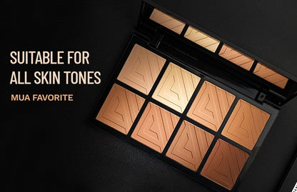 PAC Spotlight Contour Palette X8 - All in One MUA Palette, High Payoff, Shades for every Skin Tone
(5.6gm)