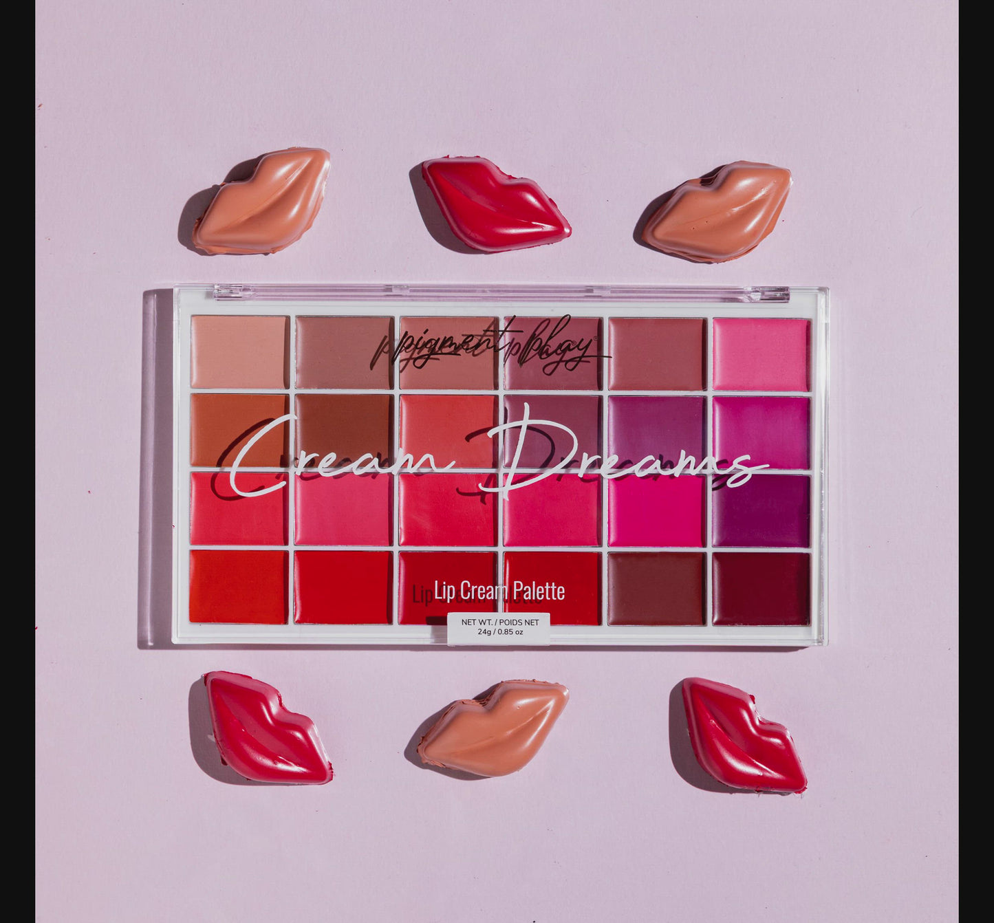 Pigment Play Lip Cream Palette- Cream Dreams
(24 g)