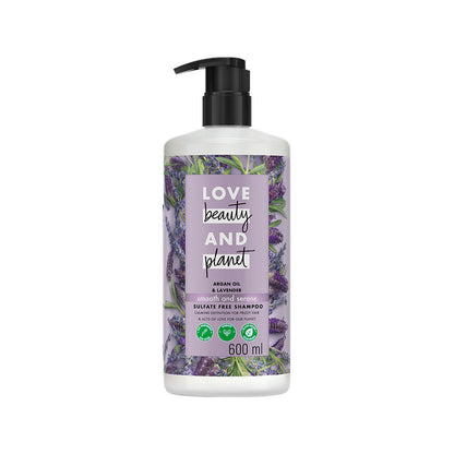 Love Beauty & Planet Argan Oil And Lavender Sulfate Free Smooth And Serene Shampoo
(600ml)