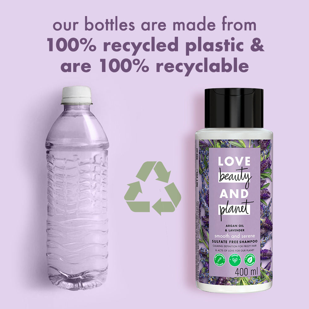 Love Beauty & Planet Argan Oil And Lavender Sulfate Free Smooth And Serene Shampoo
(600ml)