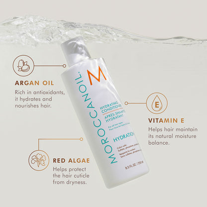 Moroccanoil Hydrating Conditioner | Argan Oil, Vitamin A+E, Red Algae |Daily Use For All Hair Types
(250ml)