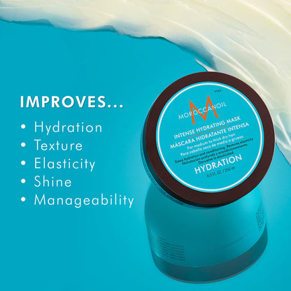 Moroccanoil Intense Hydrating Mask |Argan Oil Deep Conditioner for Dry, Thick Hair Restores Shine
(250ml)