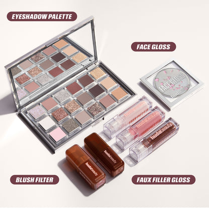 Huda Beauty Icy Nude Faux Filler Lip Gloss - She Glitzy
(3.9ml)