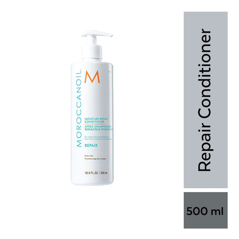Moroccanoil Moisture Repair Conditioner | Argan Oil & Keratin | Repairs & Strengthens Damaged Hair
(500ml)