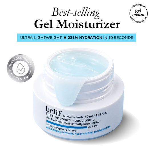 belif The True Cream Aqua Bomb, Dermat Tested Moisturizer, Increases Skin Hydration By 70%
(50ml)