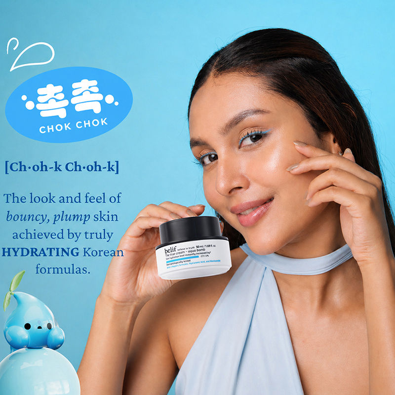 belif The True Cream Aqua Bomb, Dermat Tested Moisturizer, Increases Skin Hydration By 70%
(50ml)