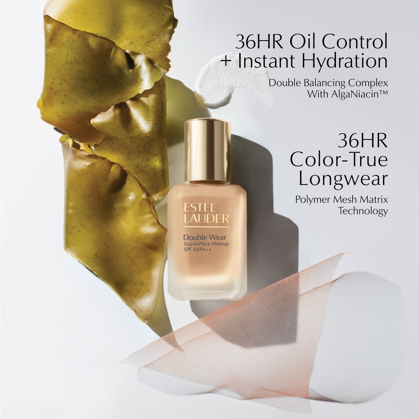 Estee Lauder Double Wear Stay-In-Place Longwear Matte Foundation SPF 10-2N3 Dolce
(30ml)