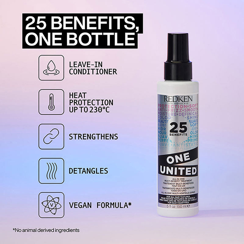 Redken One United Multi Benefit Leave-In Treatment, Hair Serum, For Daily Use
(150ml)