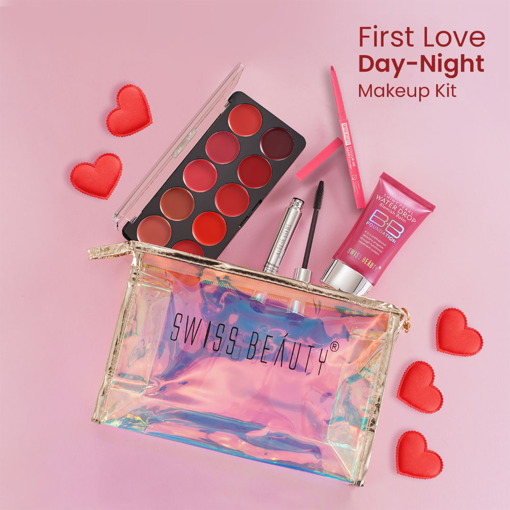 Swiss Beauty First Love Day - Night Makeup Kit
(62.4g)