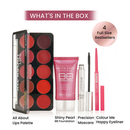 Swiss Beauty First Love Day - Night Makeup Kit
(62.4g)