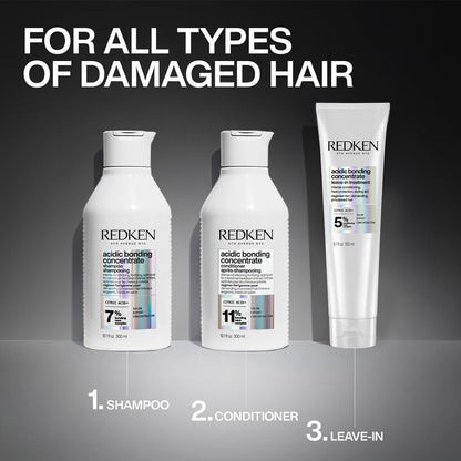 Redken Acidic Bonding Concentrate Leave-In Treatment - Bond Repair For Damaged Hair
(150ml)