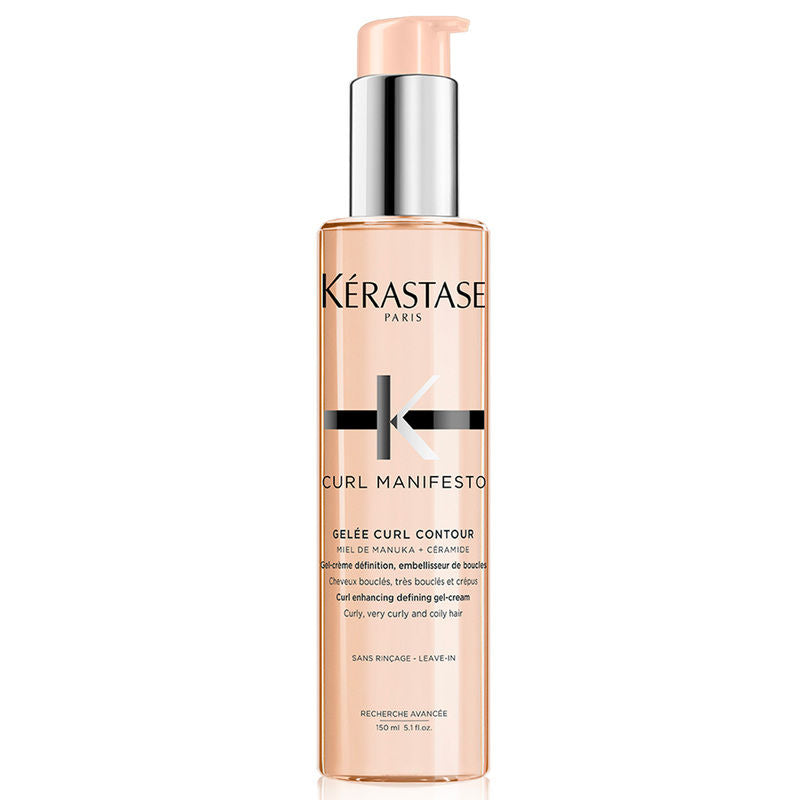 Kerastase Curl Manifesto Leave-in Gel-Cream For Curly & Wavy Hair, Infused with Manuka honey
(150ml)