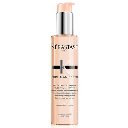 Kerastase Curl Manifesto Leave-in Gel-Cream For Curly & Wavy Hair, Infused with Manuka honey
(150ml)