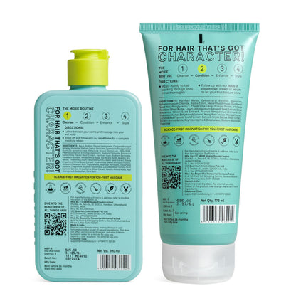 Moxie Beauty Rinse & Shine Duo - Shampoo & Conditioner for Dry and Frizzy Hair Combo
(2pcs)