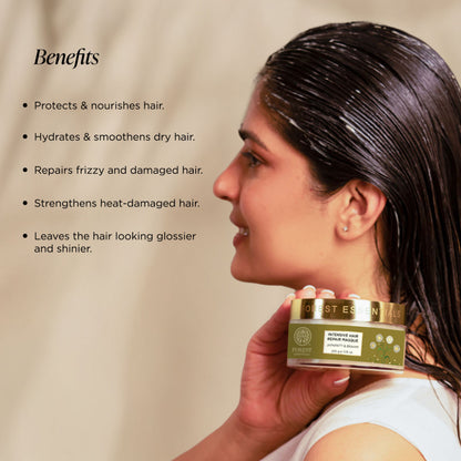 Forest Essentials Intensive Hair Repair Masque Japapatti & Brahmi - Ayurvedic Hair Mask for Dry Hair
(200g)